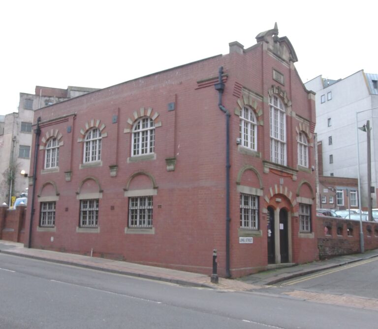 A side view of the former Wolverhampton Synagogue