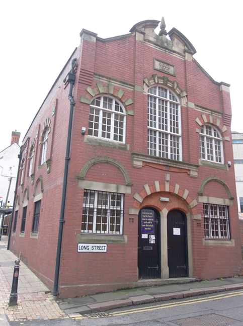 The former Wolverhampton Synagogue, pictured in 2019.