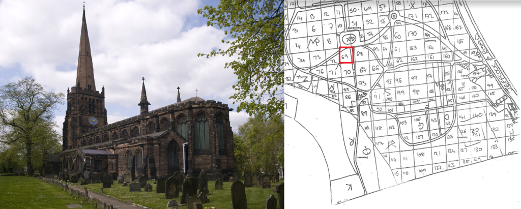 Joe Goss married his wife, Eliza, in Aston, and buried her in Wolverhampton in 1863.